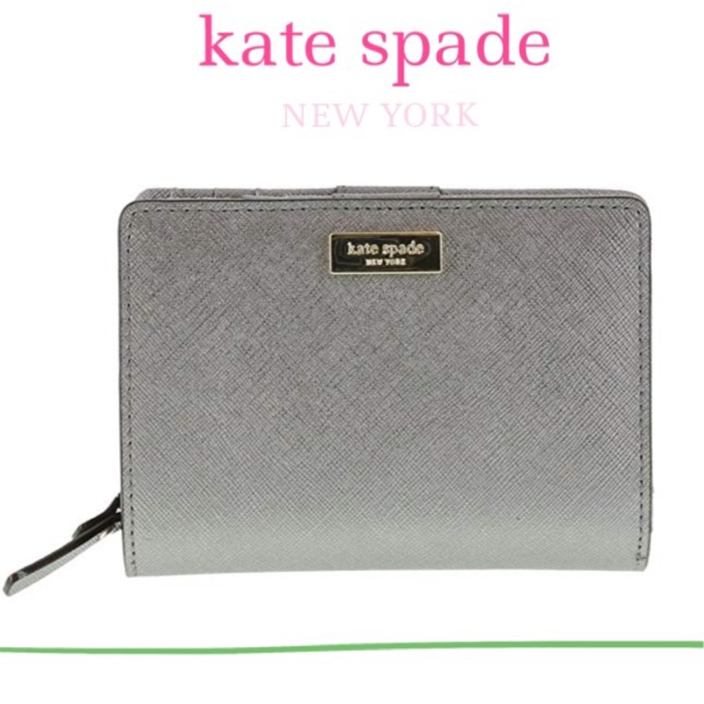 NWT KS Cara Newbury Lane Wallet in Silver